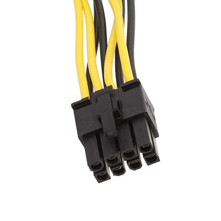 20cm IDE Power Dual Large 4Pin To EPS 8Pin CPU Supply Cable