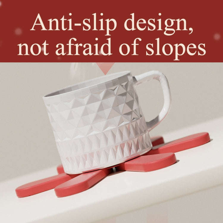 Christmas Tree Heat Resistant Table Mat Household Foldable Thermal Insulated Placemat Pot Mat, St...