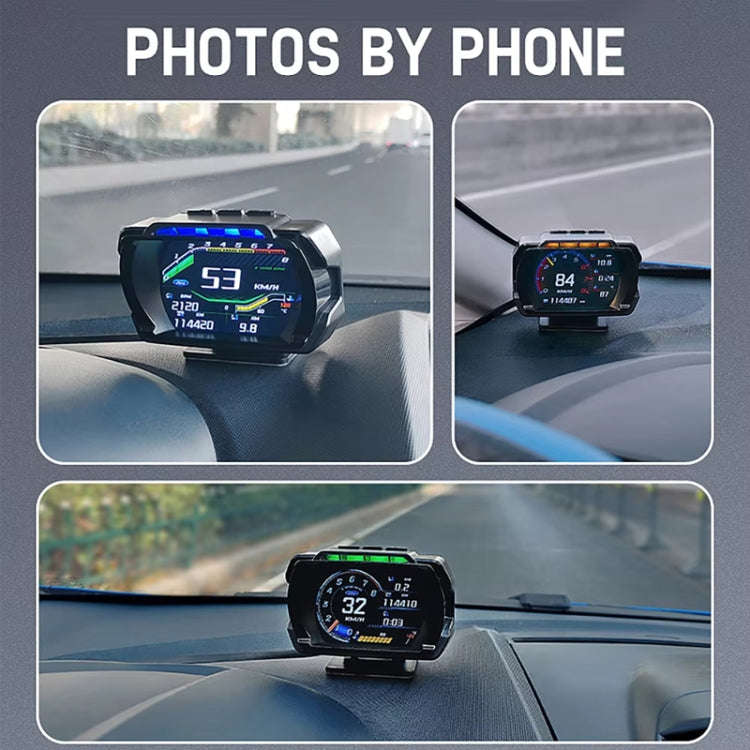 HUD Head-up Display OBD LCD Mileage Speedometer(English Version)