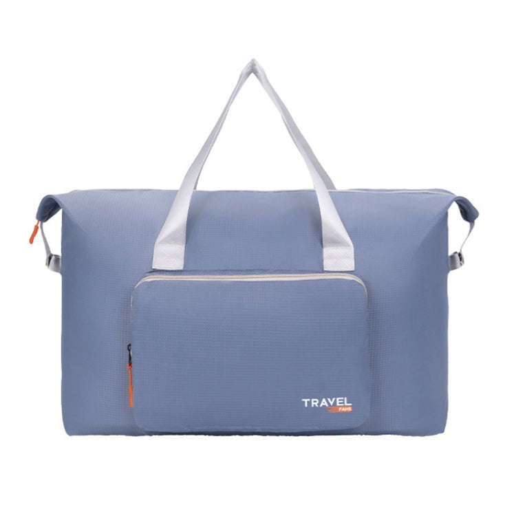 Folding Travel Bag Large Capacity Gym Rucksack Portable Luggage Clothes Storage Bag(Blue)