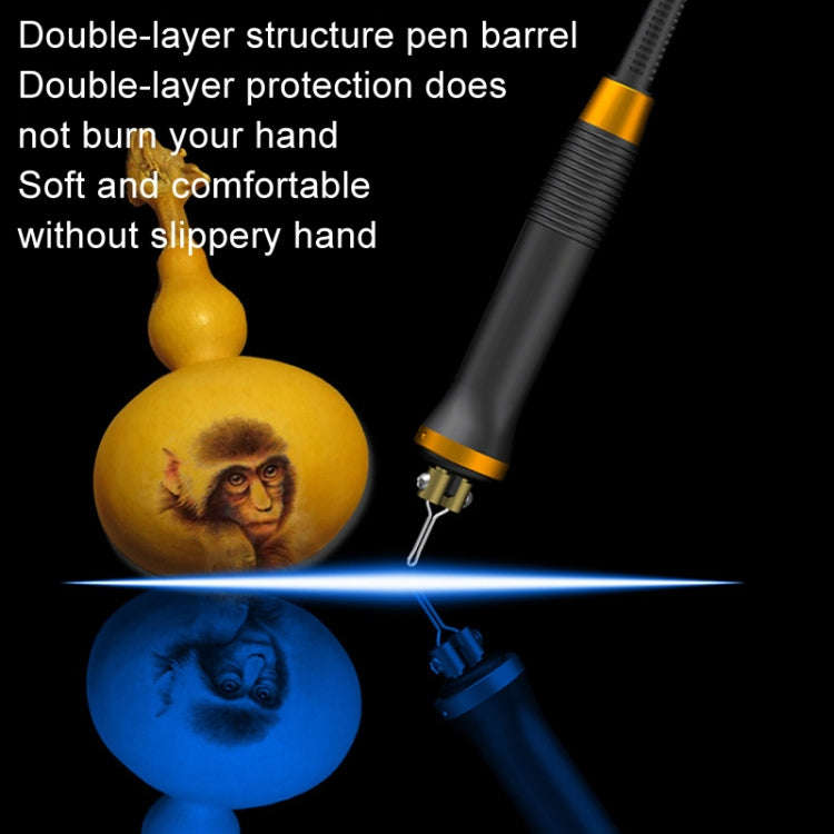 Wood Burning Pen Gourd Branding Tool Wood Panel Branding Machine EU Plug