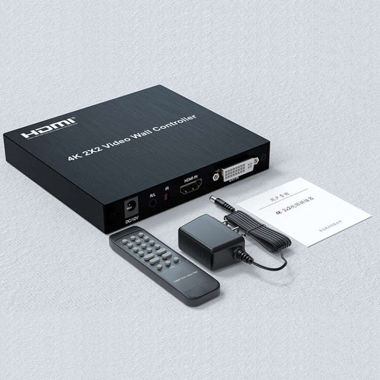 4K 2x2 HDMI Video HD Splice Support HDMI / DVI Input 4CH HDMI Output UK Plug