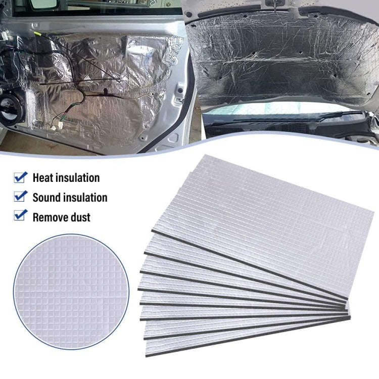 250x180x5mm Car Thick Aluminum Foil Hood Heat And Sound Insulation Pad
