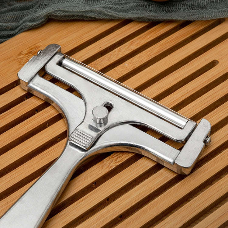 Cheese Slicer Adjustable Thickness Butter Cutter Stainless Steel Wire Scraper