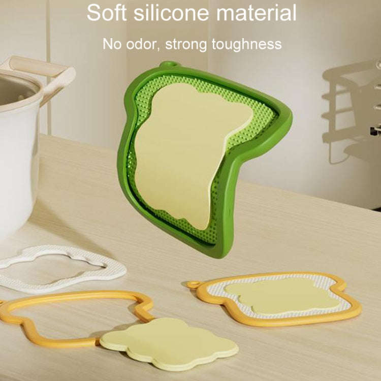 3-In-1 Removable Heat Protecting Pad Household Heat Resistant Tabletop Placemats(Yellow)