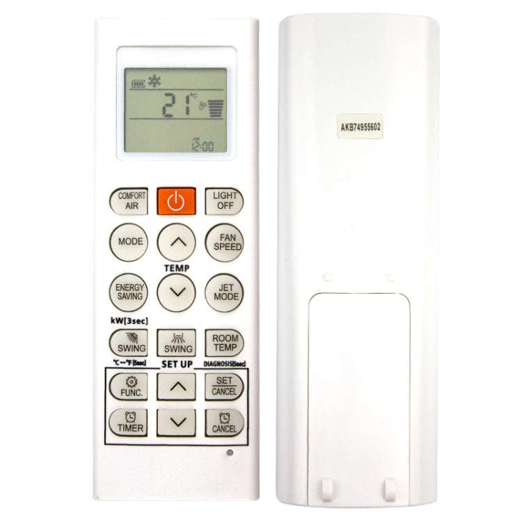 For LG Air Conditioner AKB74955602 / AKB74955604 English Remote Control Replacement Parts