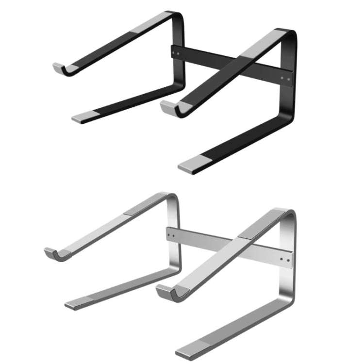 Desktop Aluminum Alloy Heightened Heat Dissipation Laptops Stand(Silver)