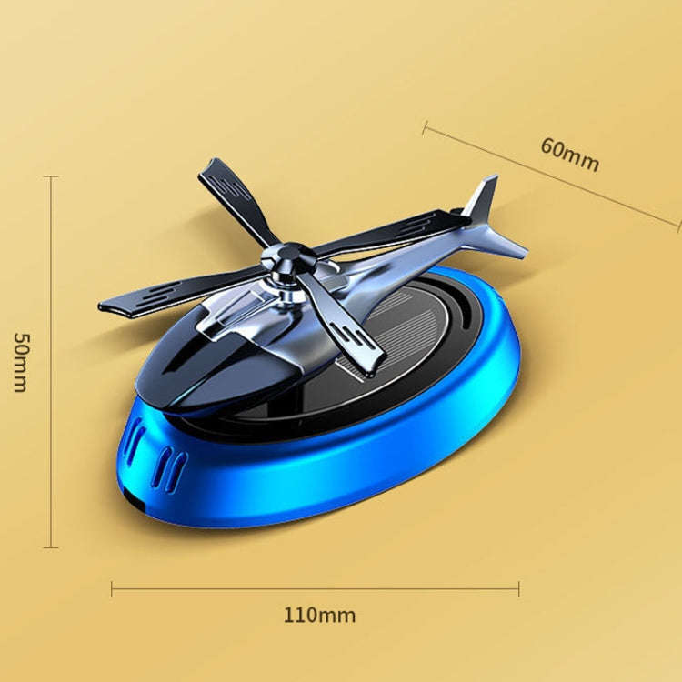 Car-Mounted Solar Rotating Airplane Aromatherapy Ornaments(Red)