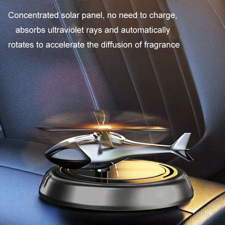 Car-Mounted Solar Rotating Airplane Aromatherapy Ornaments(Red)