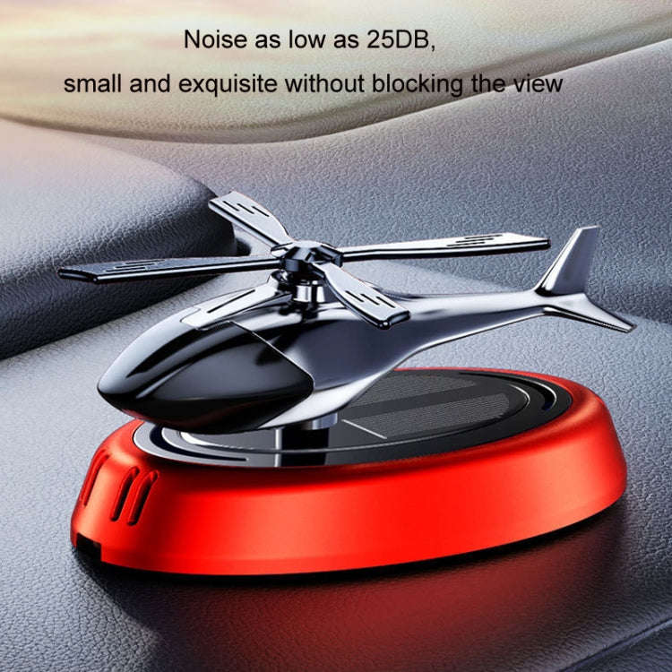 Car-Mounted Solar Rotating Airplane Aromatherapy Ornaments(Red)