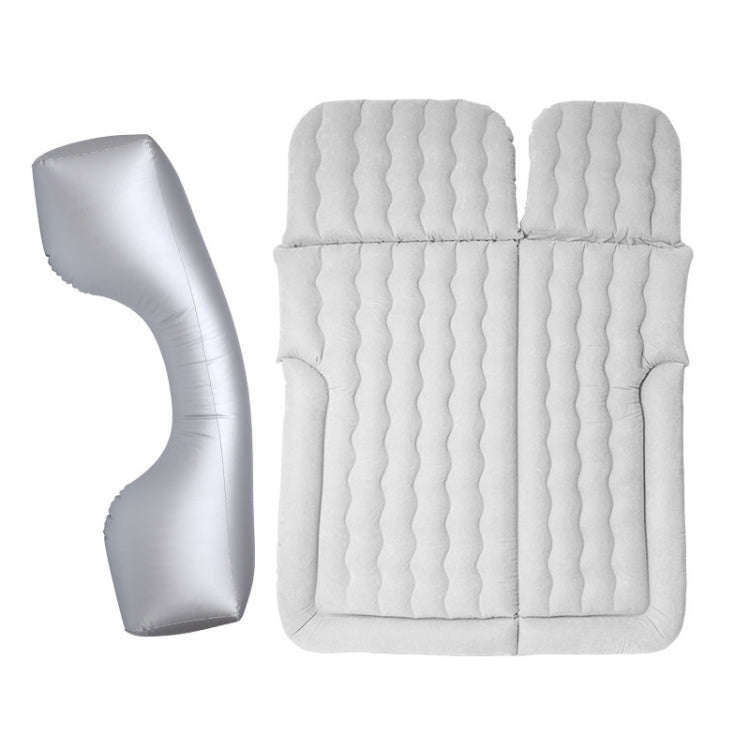 Inflatable Mattress For Car Travel SUV Rear Seat/Trunk, Color: Gray Dual-purpose Long Pier