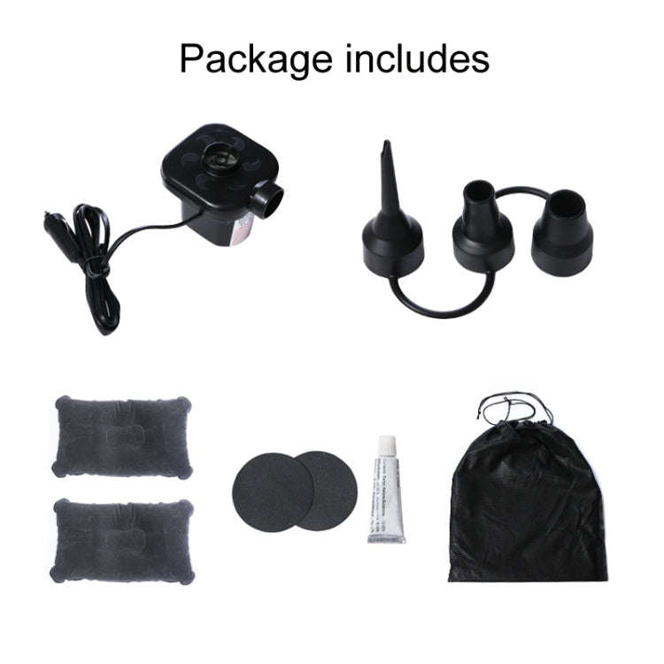 Inflatable Mattress For Car Travel SUV Rear Seat/Trunk, Color: Black Dual-purpose Long Pier