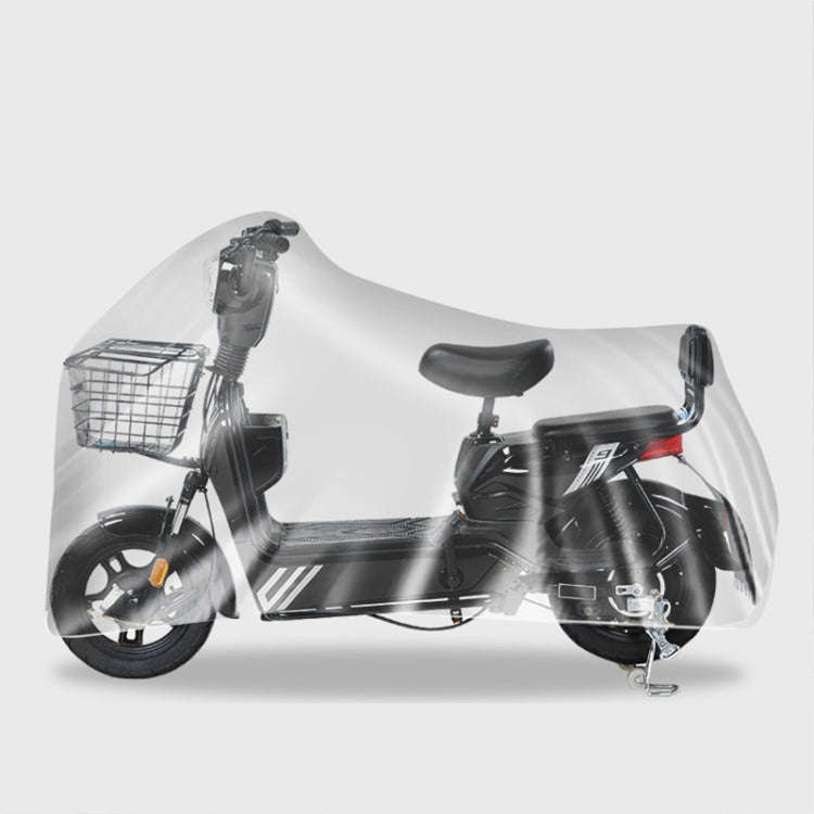 230x120cm Disposable Transparent PE Film Rainproof Dustproof Motorcycle Scooter Cover