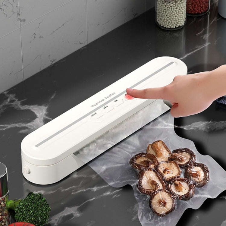 Food Vacuum Sealer Machine 60KPA Strong Suction, Small / Large Bag Modes With 10 Vacuum Bags EU P...