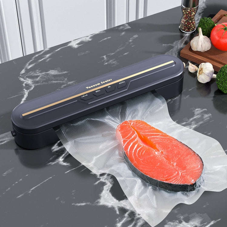 Food Vacuum Sealer Machine 60KPA Strong Suction, Small / Large Bag Modes With 10 Vacuum Bags US P...