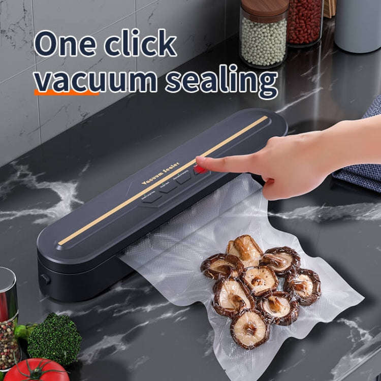 Food Vacuum Sealer Machine 60KPA Strong Suction, Small / Large Bag Modes With 10 Vacuum Bags EU P...