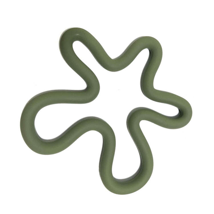 Household Irregular Silicone Heat Insulation Mat Kitchen High Temperature Resistant Desktop Place...