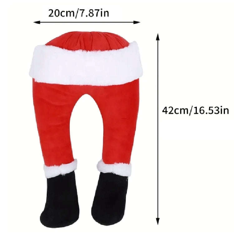 Christmas Tree Decoration Santa Claus Elf Legs Plush Door Decor Christmas Home Hanging Ornaments(...