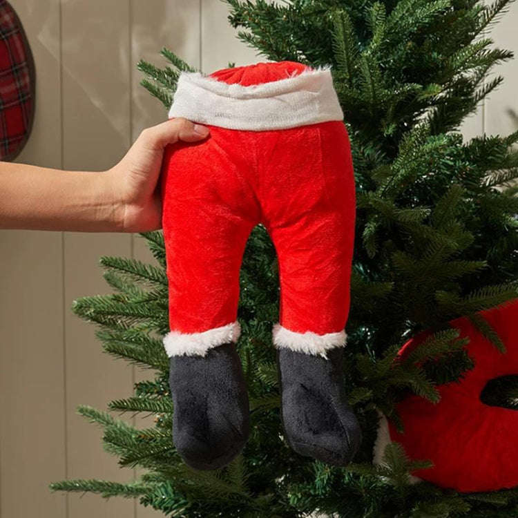 Christmas Tree Decoration Santa Claus Elf Legs Plush Door Decor Christmas Home Hanging Ornaments(...