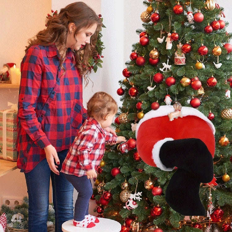 Christmas Tree Decoration Santa Claus Elf Legs Plush Door Decor Christmas Home Hanging Ornaments(...