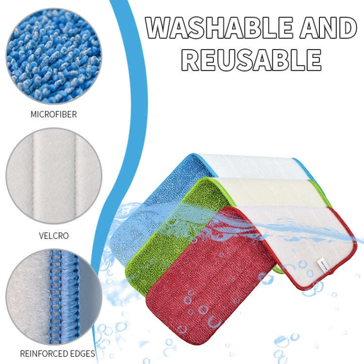 Spray Mop Replacement Pads Reusable Microfiber Floor Mops Refills 14x42cm Blue