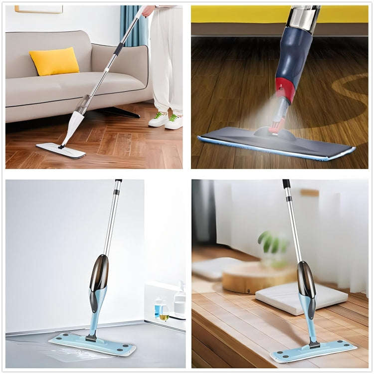Spray Mop Replacement Pads Reusable Microfiber Floor Mops Refills 14x42cm Gray