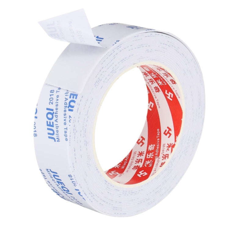 Mileqi EVA Shock-Absorbing Sound-Insulating Sealing Single-Sided Foam Tape, Thickness: 1mm White(...