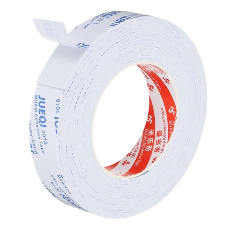 Mileqi EVA Shock-Absorbing Sound-Insulating Sealing Single-Sided Foam Tape, Thickness: 2mm White(...