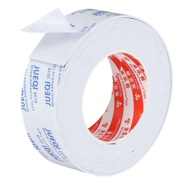 Mileqi EVA Shock-Absorbing Sound-Insulating Sealing Single-Sided Foam Tape, Thickness: 2mm White(...