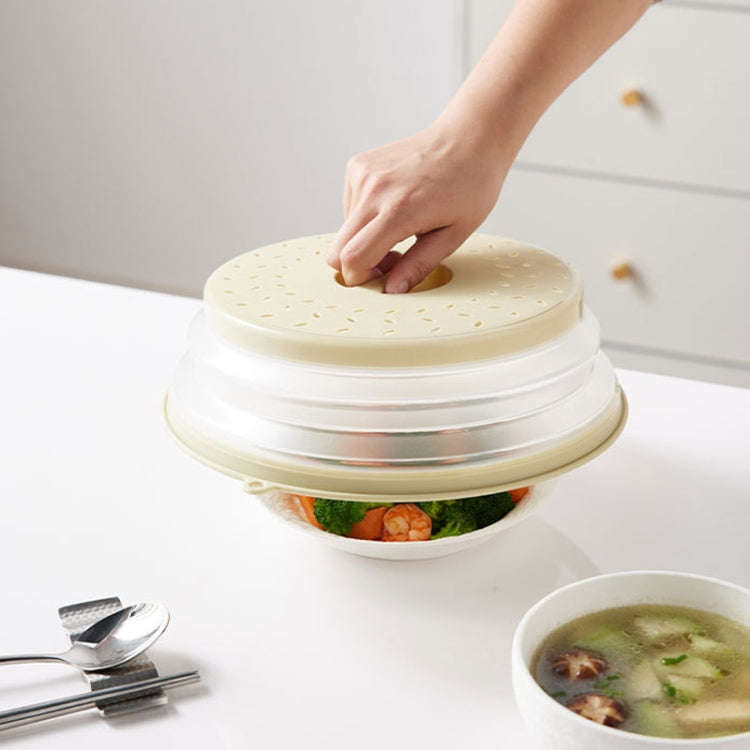 Kitchen Foldable Microwave Oven Splash Guard Household Multifunctional Food Preservation Cover, S...