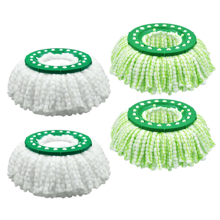 For Libman Tornado Spin Mop Microfiber Mop Pad Replacement Parts(White)