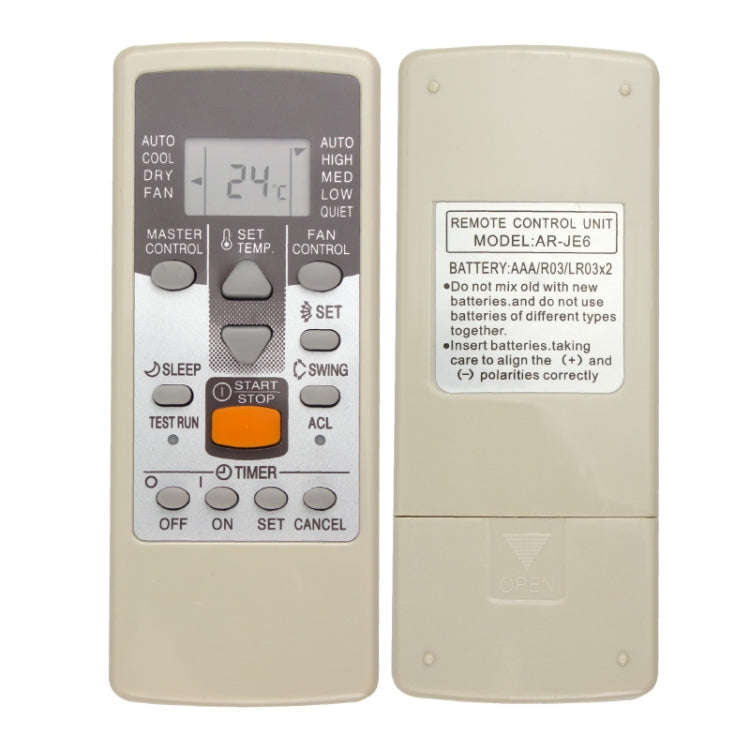 For Fujitsu AR-JE6 Air Conditioner Remote Control Replacement Parts