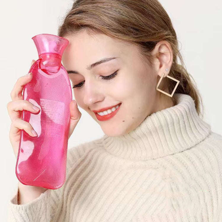 Long Strip Hot Water Bag PVC Explosion-proof Rubber Warm Water Bag Girls Winter Bed Warmer, Color...