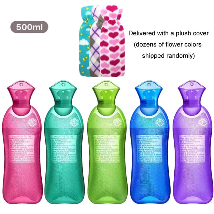 Long Strip Hot Water Bag PVC Explosion-proof Rubber Warm Water Bag Girls Winter Bed Warmer, Color...