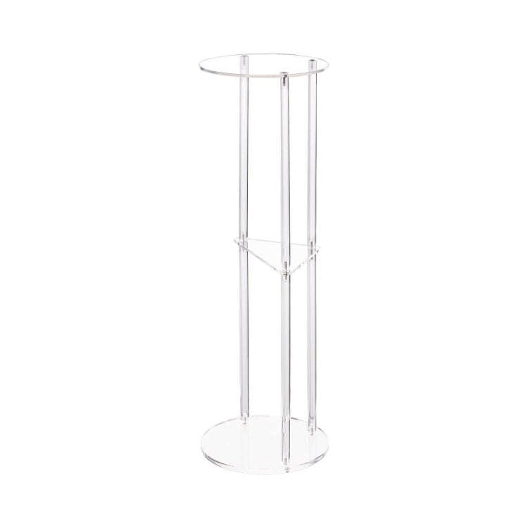 3 Layer Acrylic Round Table Bedroom Living Room Wine Table(131)
