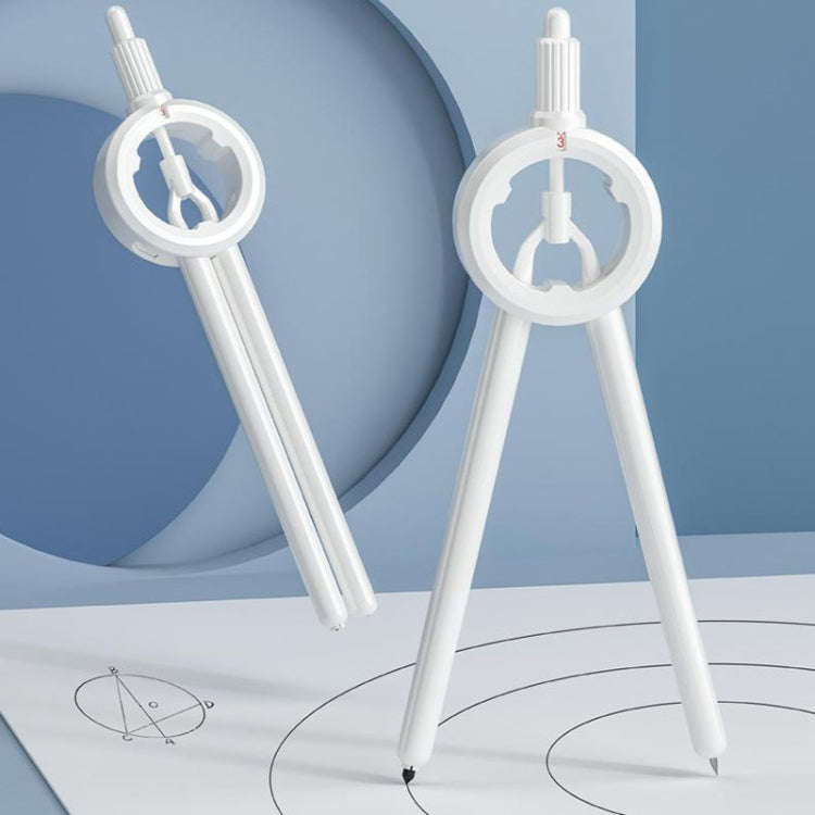 Drawing Press Digital Compass Multifunctional Scale Compass(White With Refill)