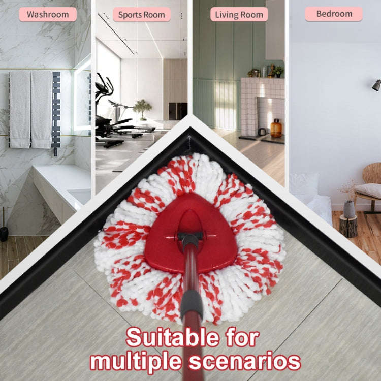 For Vileda / O-Cedar EasyWring Spin Mop Replacement Pad Microfiber Rag(Red)