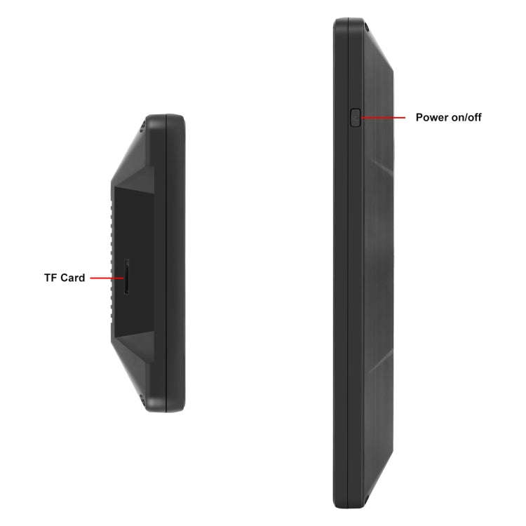 10.36 inch Wired HD 1 Drag 1 Blind Zone Monitor Universal AHD Reversing Kit Left(Standard)