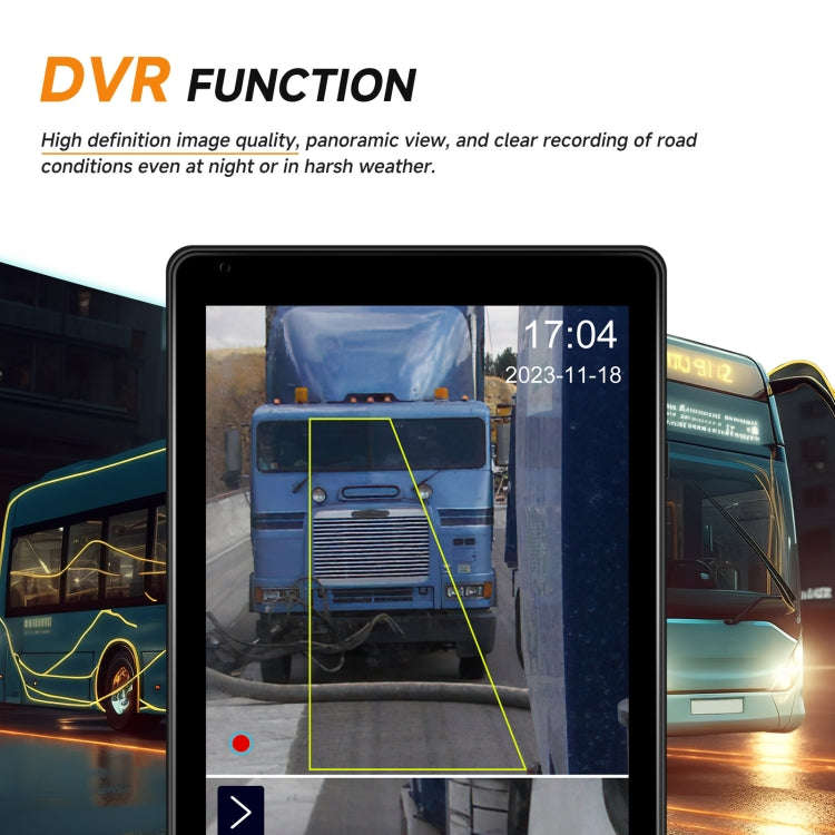 10.36 inch Wired HD 1 Drag 1 Blind Zone Monitor Universal AHD Reversing Kit Left(Standard)
