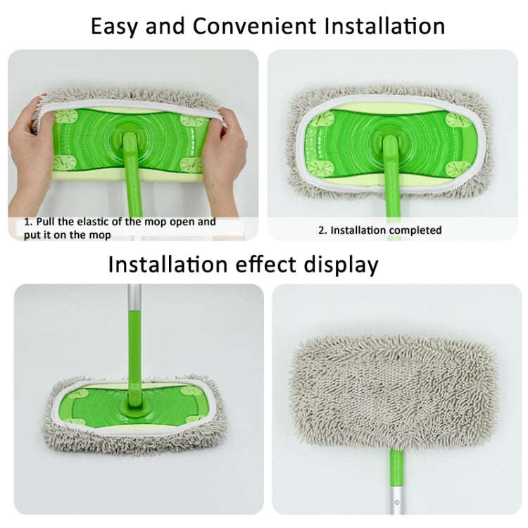 For Swiffer Sweeper and Other 10-inch Flat Mop Replacement Pads 2pcs Terry Cloth