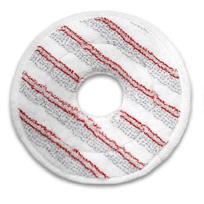 For Vileda Spin & Clean Mop Refill Pad Round Microfiber Replacement Cloth Cover(Red)