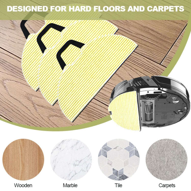 Vacuum Mop Replacement Pad For Shark RV2410WD / RV2610WD / RV2610WA WFUS Robot Vacuum Cleaner
