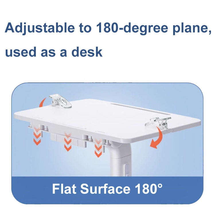 Multifunctional Retractable and Adjustable Angle Children Reading Bookshelf, Color: White Basic