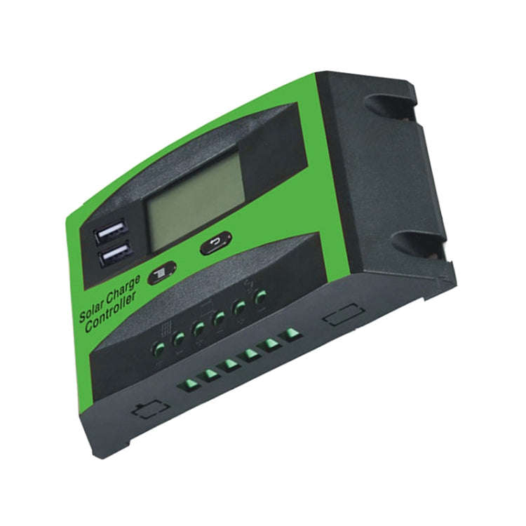 10A 12V/24V Solar Charge And Discharge Controller Dual USB Port LCD Solar Cells Panel Charge Regu...