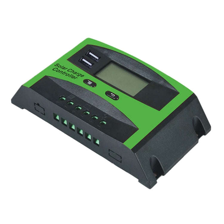 10A 12V/24V Solar Charge And Discharge Controller Dual USB Port LCD Solar Cells Panel Charge Regu...