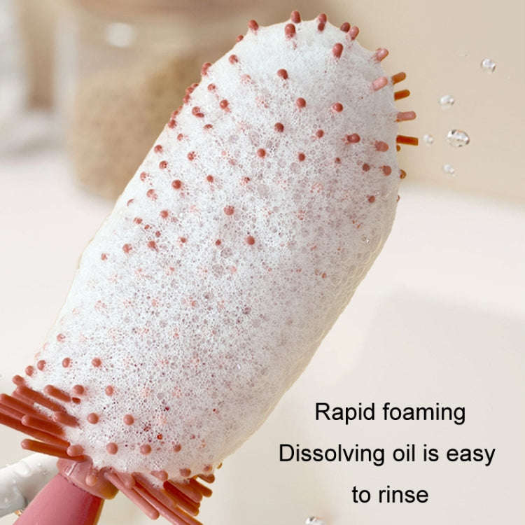 Portable 3 In 1 Food Grade Silicone Bottle Brush Set Multipurpose Baby Bottle Straw Cleaner Brush...
