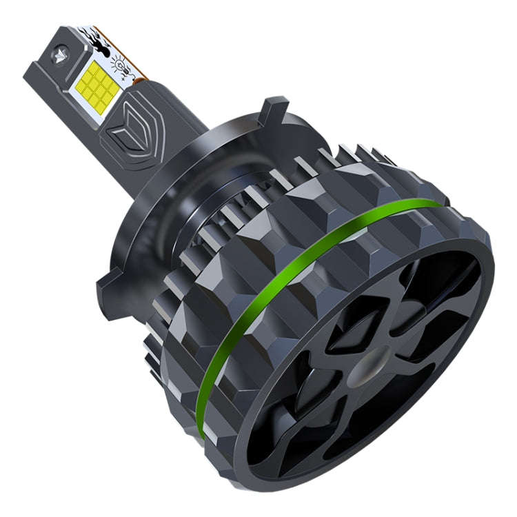 Pair 150W Four Copper Tube 24 LED Spotlight Car Headlight, Bulb: 9006