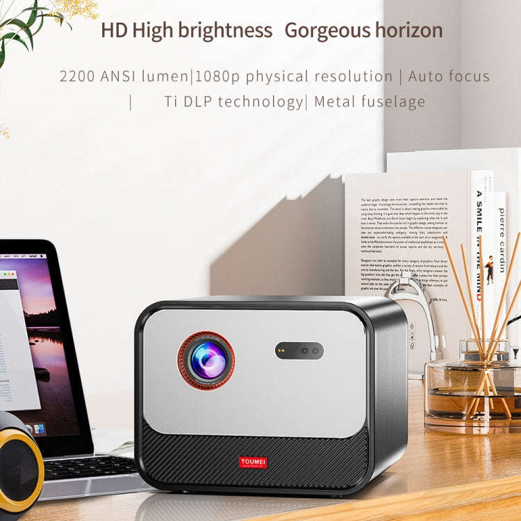 TOUMEI X5 Home Theater DLP Projector HD High Bright 1080P Projector EU Plug(Gray)