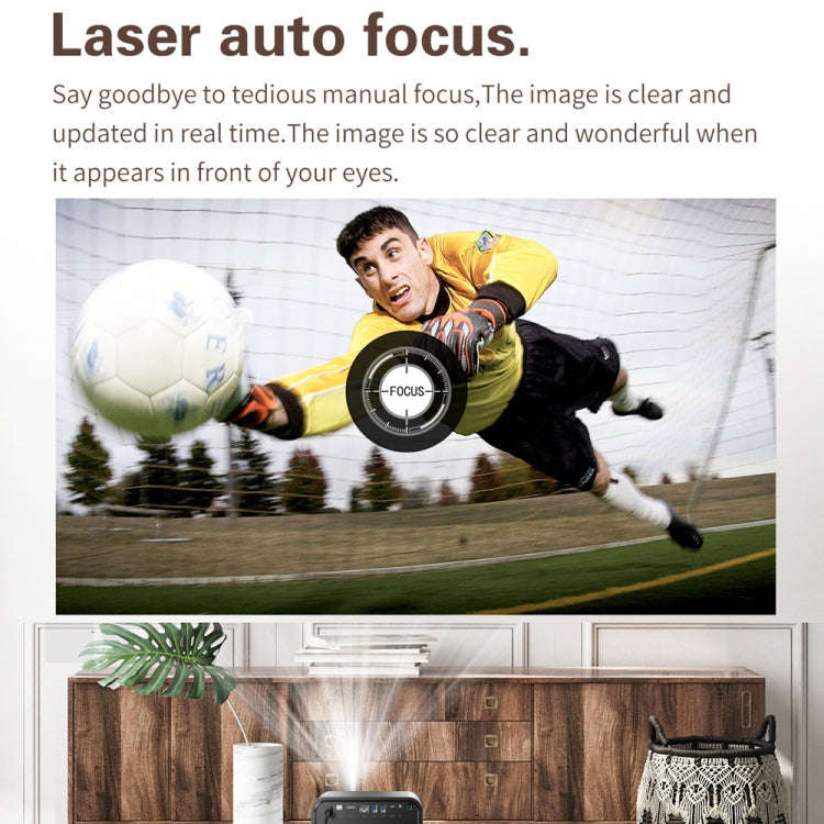 TOUMEI X5 Home Theater DLP Projector HD High Bright 1080P Projector US Plug(Gray)