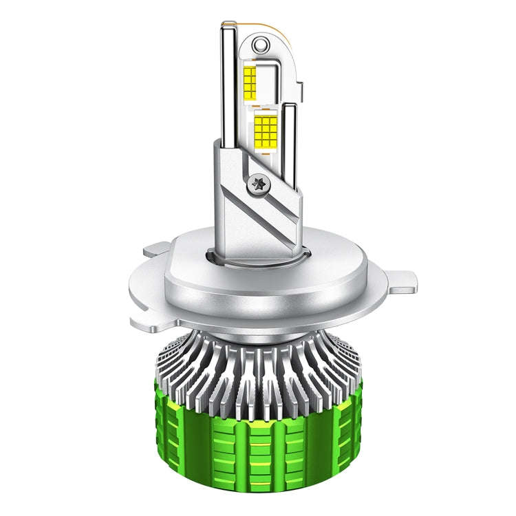 Pair 100W LED Double Copper Tube Aluminum Alloy Waterproof Car Headlight, Bulb: H4